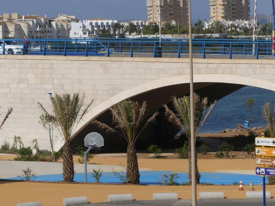 El Balcon De Paqui Apartamento A Pie De Playa La Manga Bagian luar foto