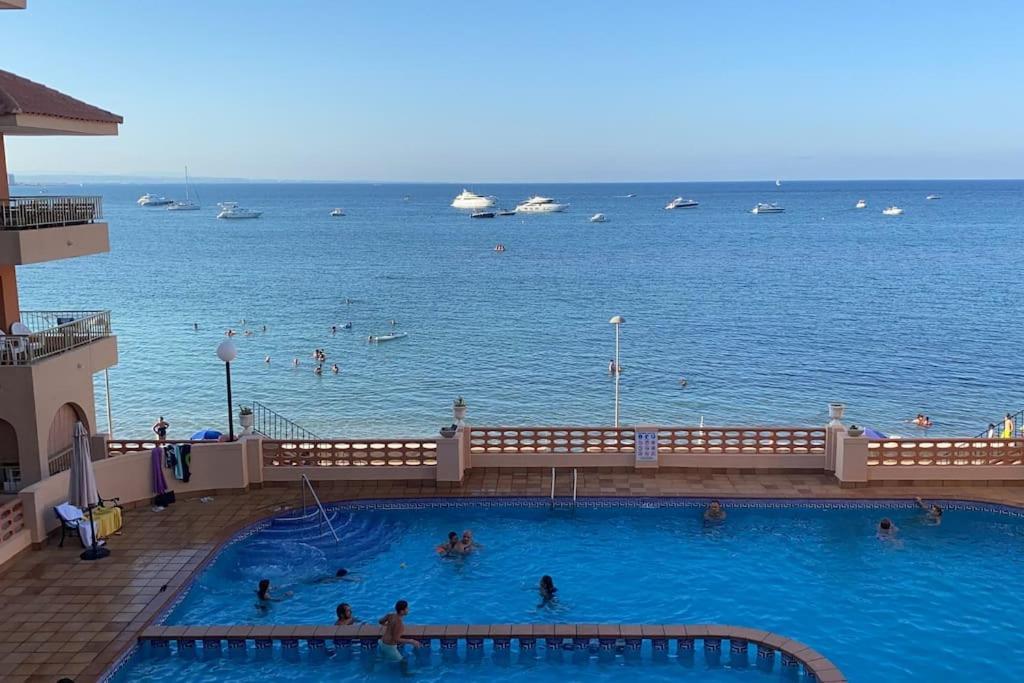 El Balcon De Paqui Apartamento A Pie De Playa La Manga Bagian luar foto